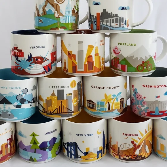 Starbucks You Are Here collection - see sizes for availability! - Picture 6 of 8